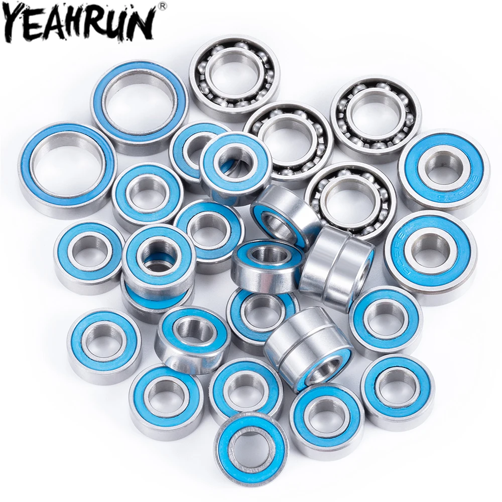 

YEAHRUN 30Pcs Steel Rubber Sealed Bearing Set for 1/10 Axial SCX10 PRO Upgrade Parts