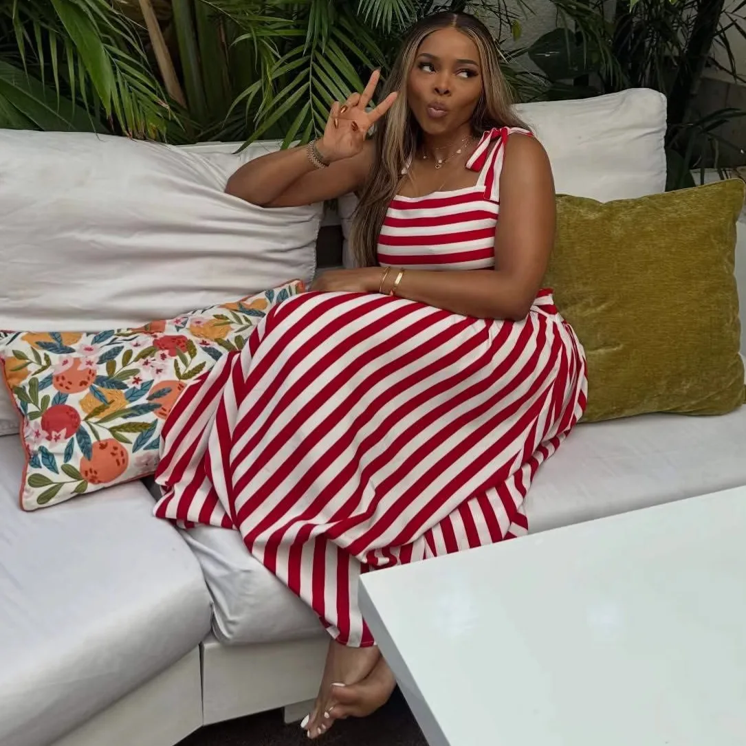 Women Two Piece Sets Skirt Set Sling Sleeveless Short Tops Long Skirts A Line High Waist Y2k Streetwear Elegant Work Summer 2026