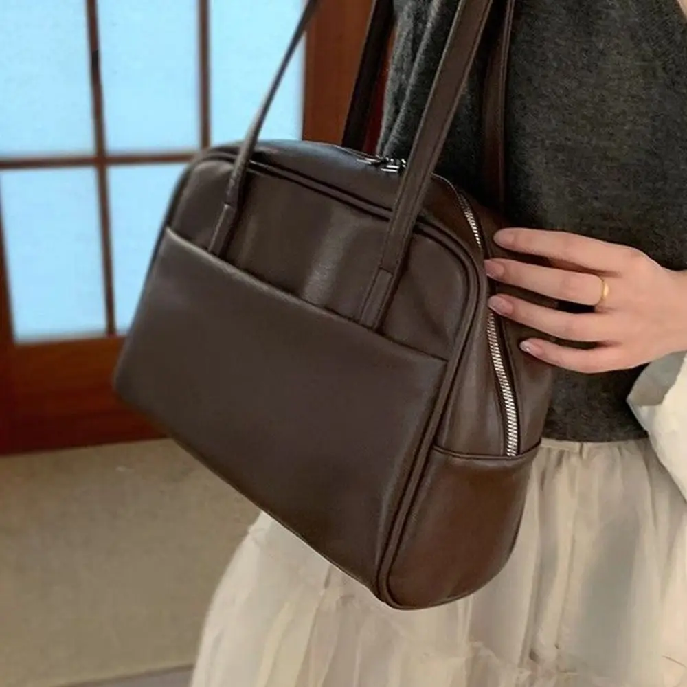 New PU Leather Shoulder Bag Large Capacity with Pendant Crossbody Bags Tote Bag Women image 5