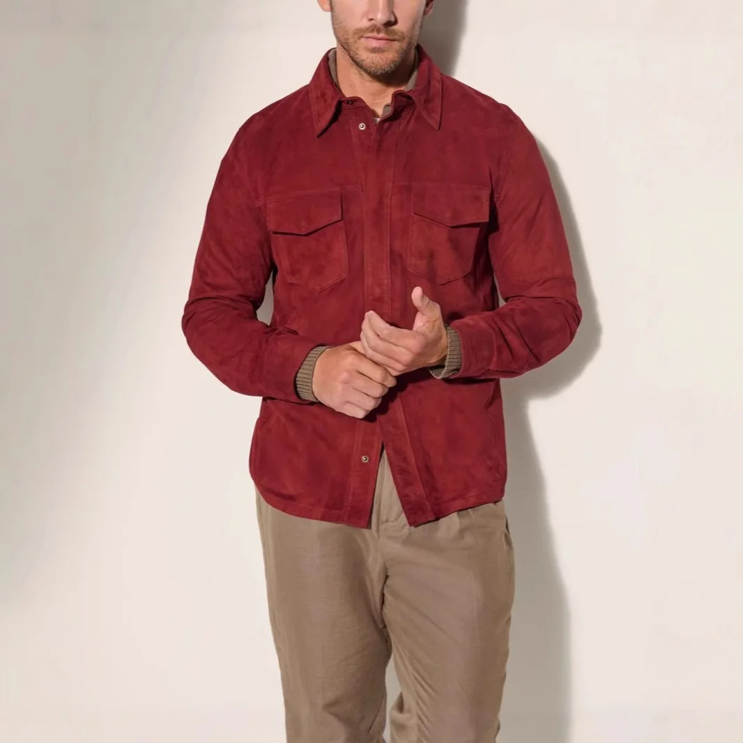 Men Casual Trendy Coat Country Vintage Casual Trendy Shirt Coat