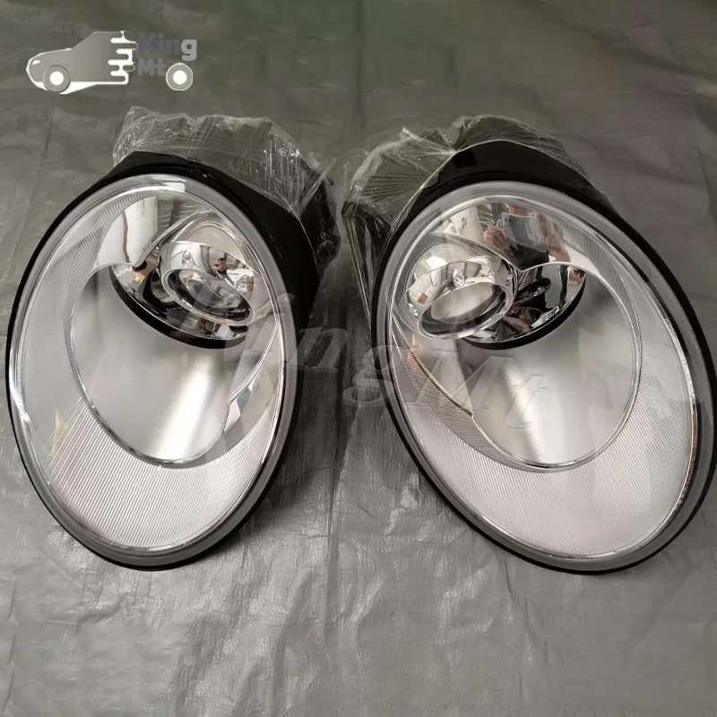 For Volkswagen Beetle 2008-10 Headlight Assembly OEM Style Front Headlamp Bulb Socket Plug & Play Replacement