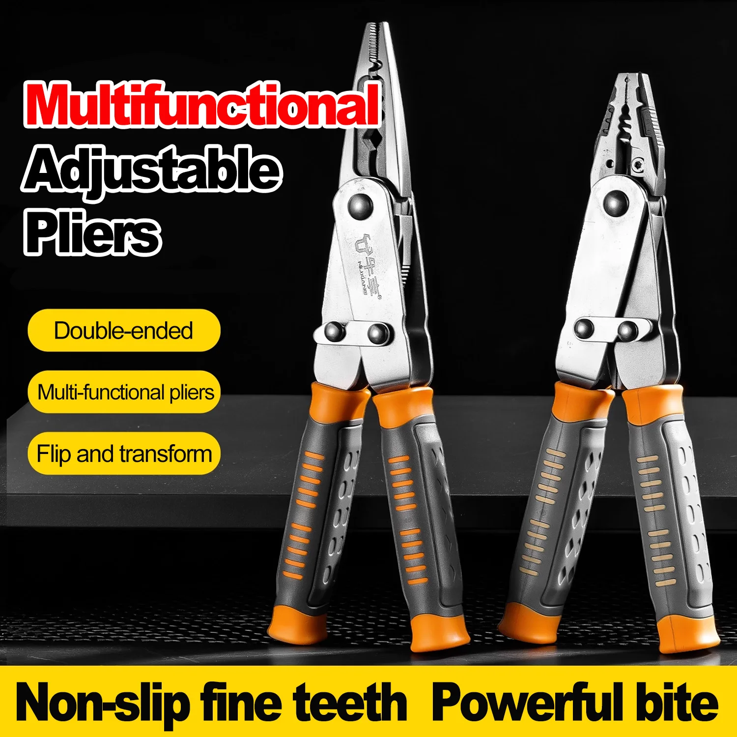 2 في 1 قواطع الأسلاك كماشة متعددة الوظائف إبرة زردية طويلة الفكين متجرد الأسلاك الكهربائية أدوات عملية عالية الأداء