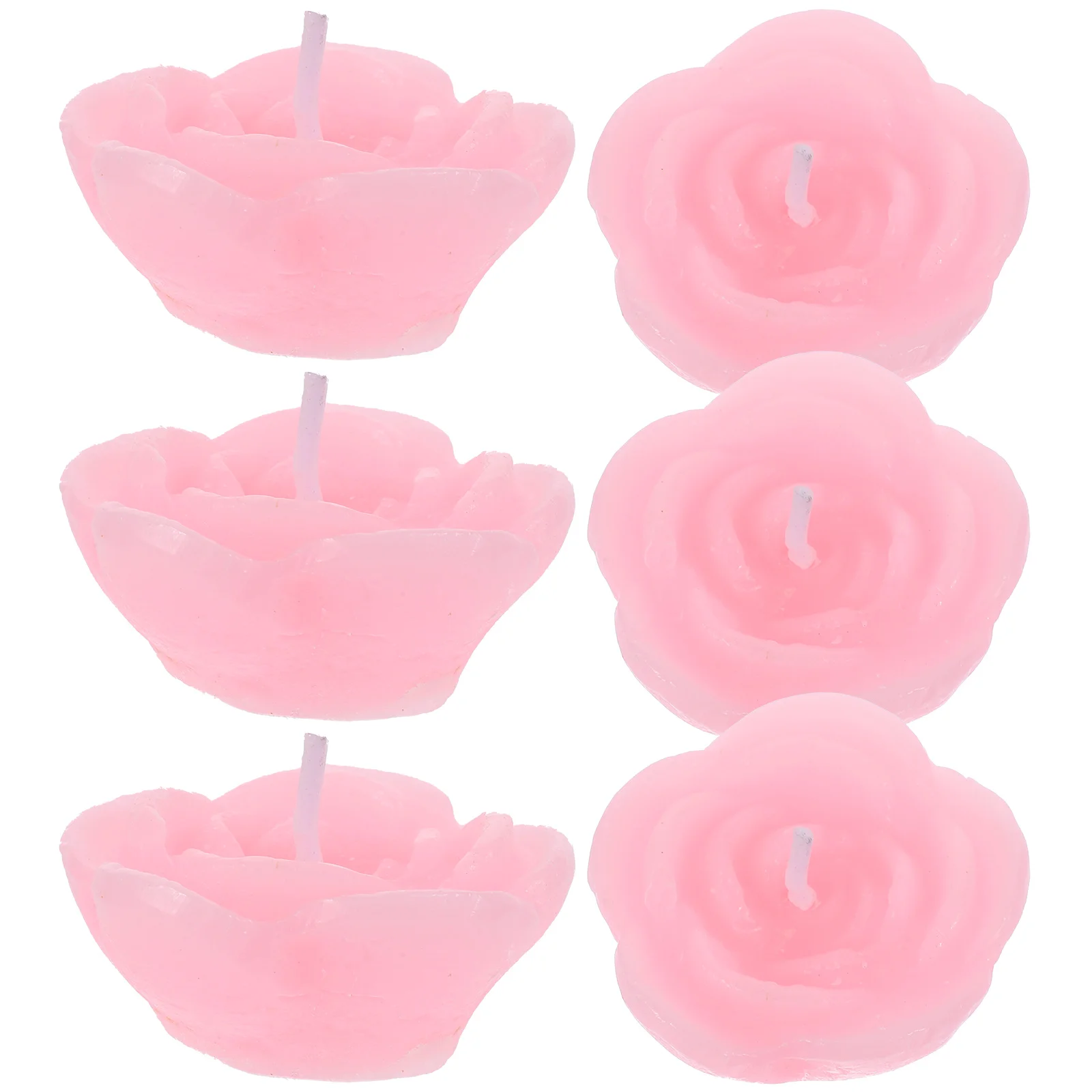 6 Pcs Floating Candles Christmas Scented Tealight Rose Flower Decorative Sunflower