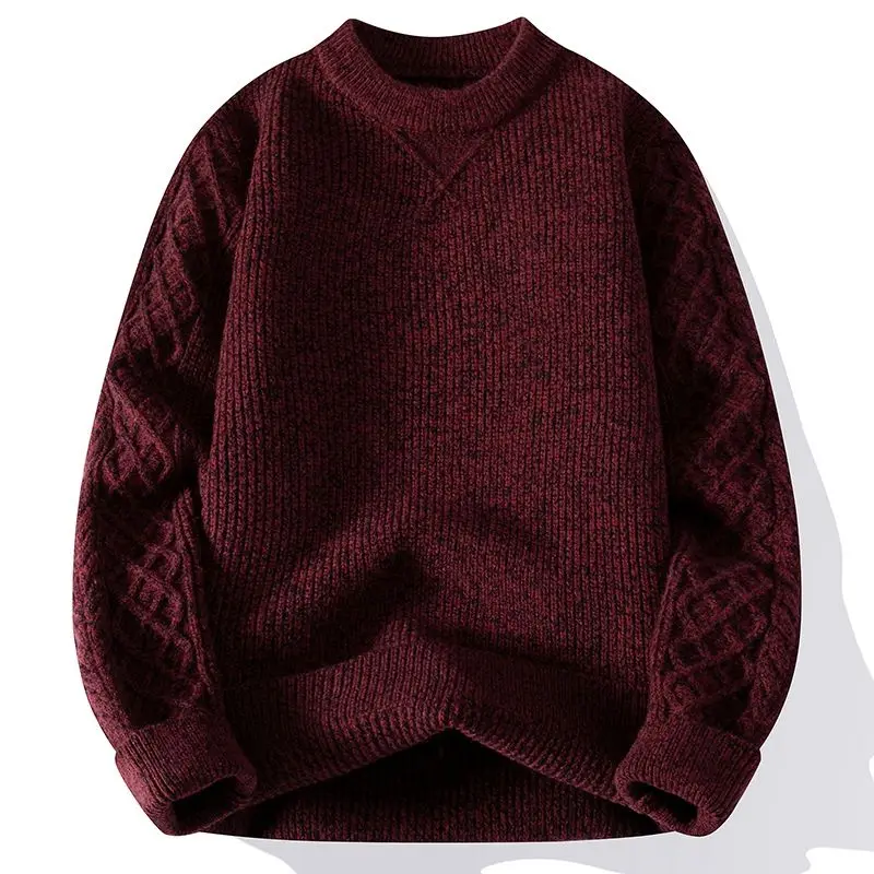 

Утепленный вязаный свитер для мальчиков, нижняя одежда, весна-осень-зима, новинка, большие размеры, модный дизайн