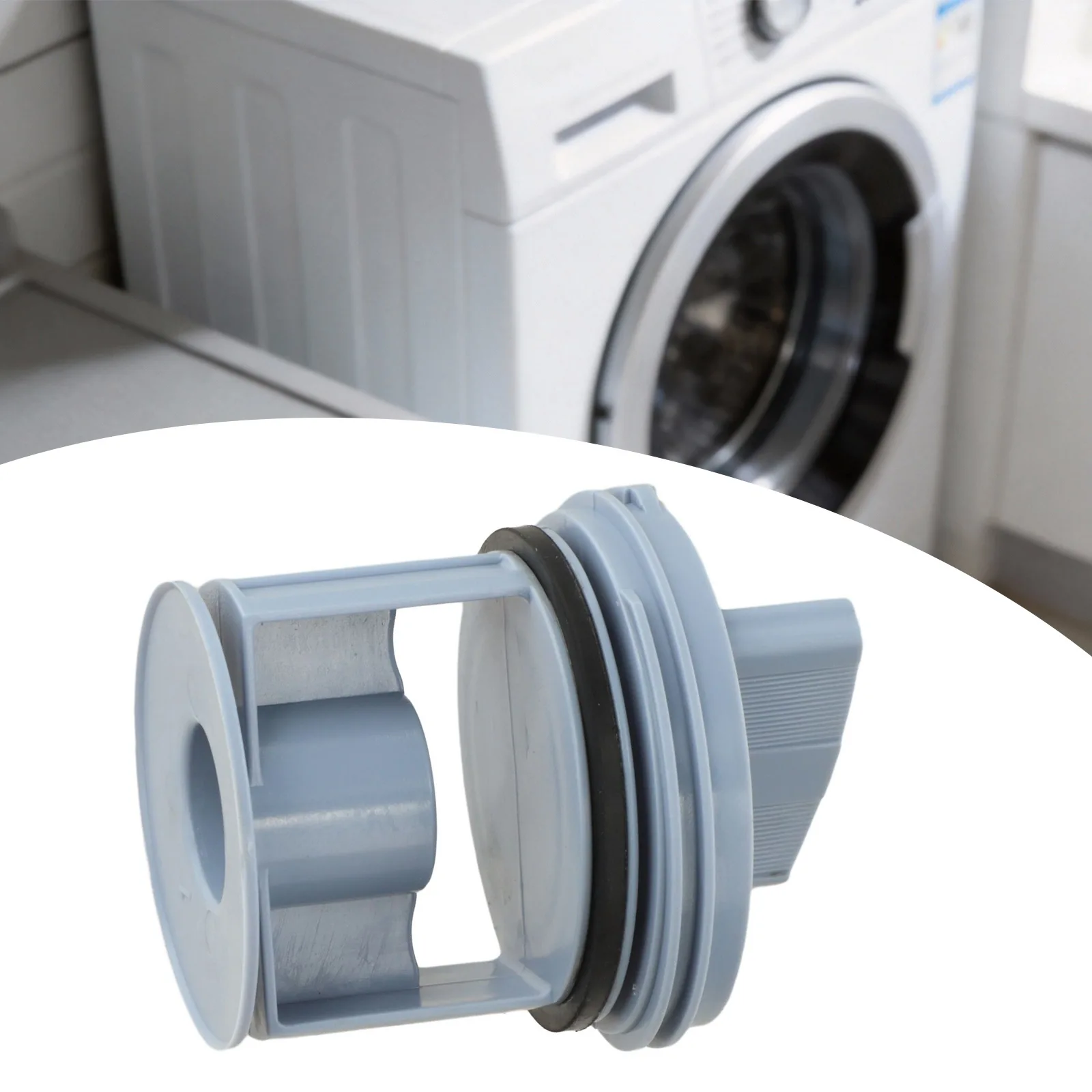 Washer Drainage Pump Seal Cover For Washer Machine Laundry Replacement Part Drain Pump Fluff Filter For Washing Machines