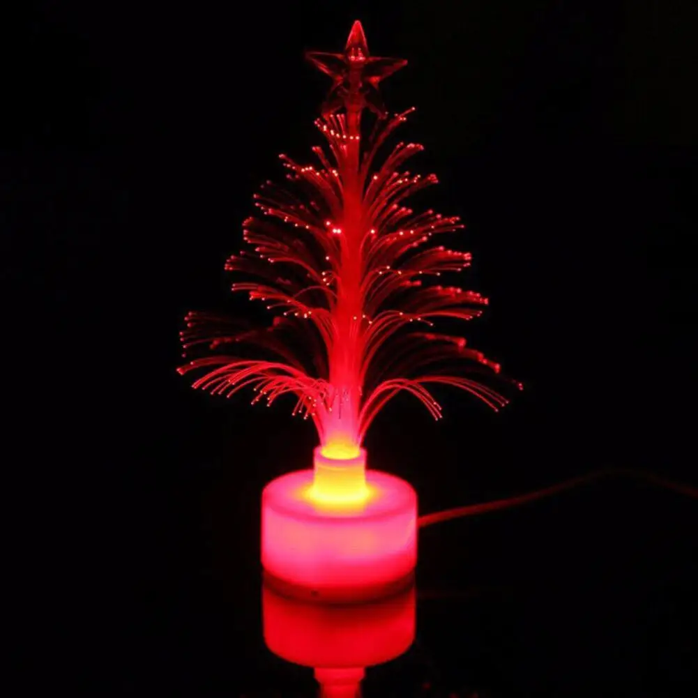 USB Powered Fiber Optic Flower Tree Lamp Lighted Bonsai Tree Light for Bedside or Desktop Decor Fiber Optic Lights O1Z6 image 5