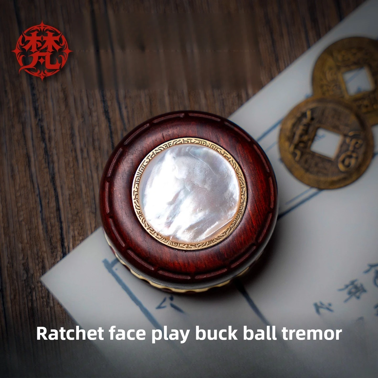 

Vankin EDC Mysterious Mirror Moon Phase Ratchet Buckyball Magnetic Mechanical Metal Slap Coin Composite Decompression Toy