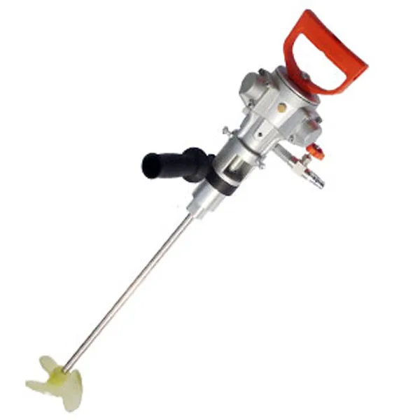 خلاط هوائي محمول خلاط طلاء محمول 3/4 حصان سرعة قابل للتعديل محرض الهواء وجع نوع خلاط الهواء مع مضرب دائري