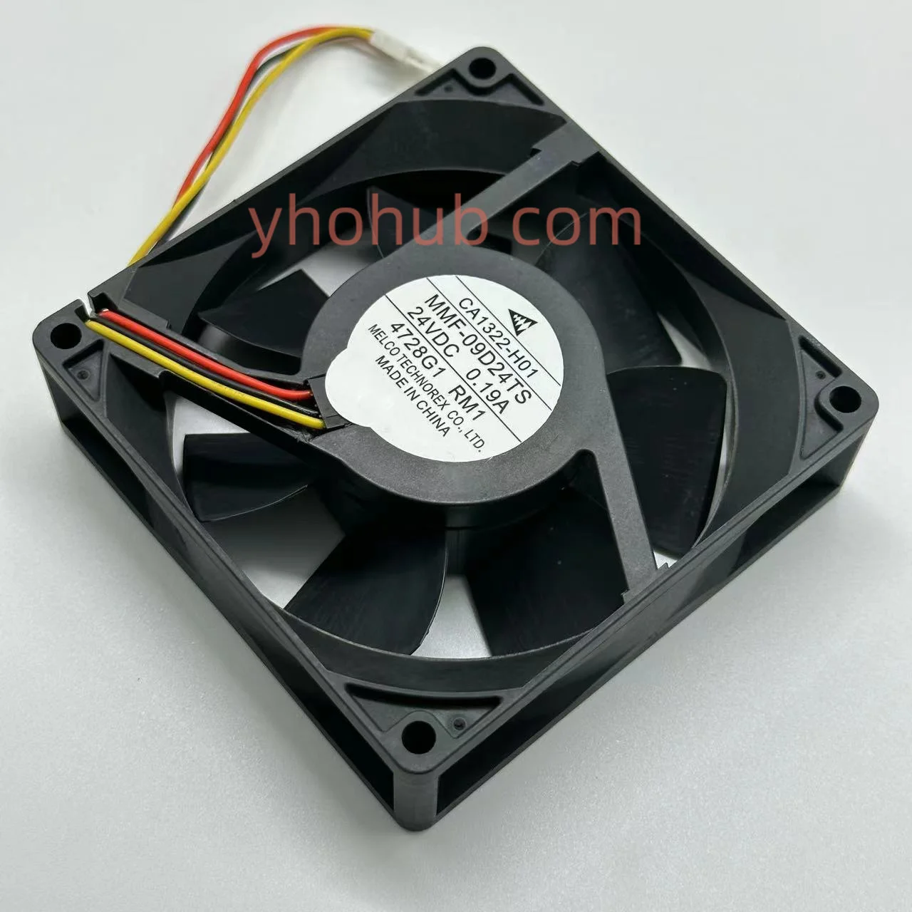 

Melco MMF-09D24TS DC 24V 0.19A 90x90x25mm 3-Wire Server Cooling Fan