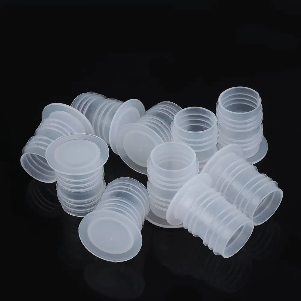 Bouchons de bouteille en plastique de qualité environnementale, bouchon de vin, épaisseur de fabrication du vin, accessoire pour la maison, 10 pièces