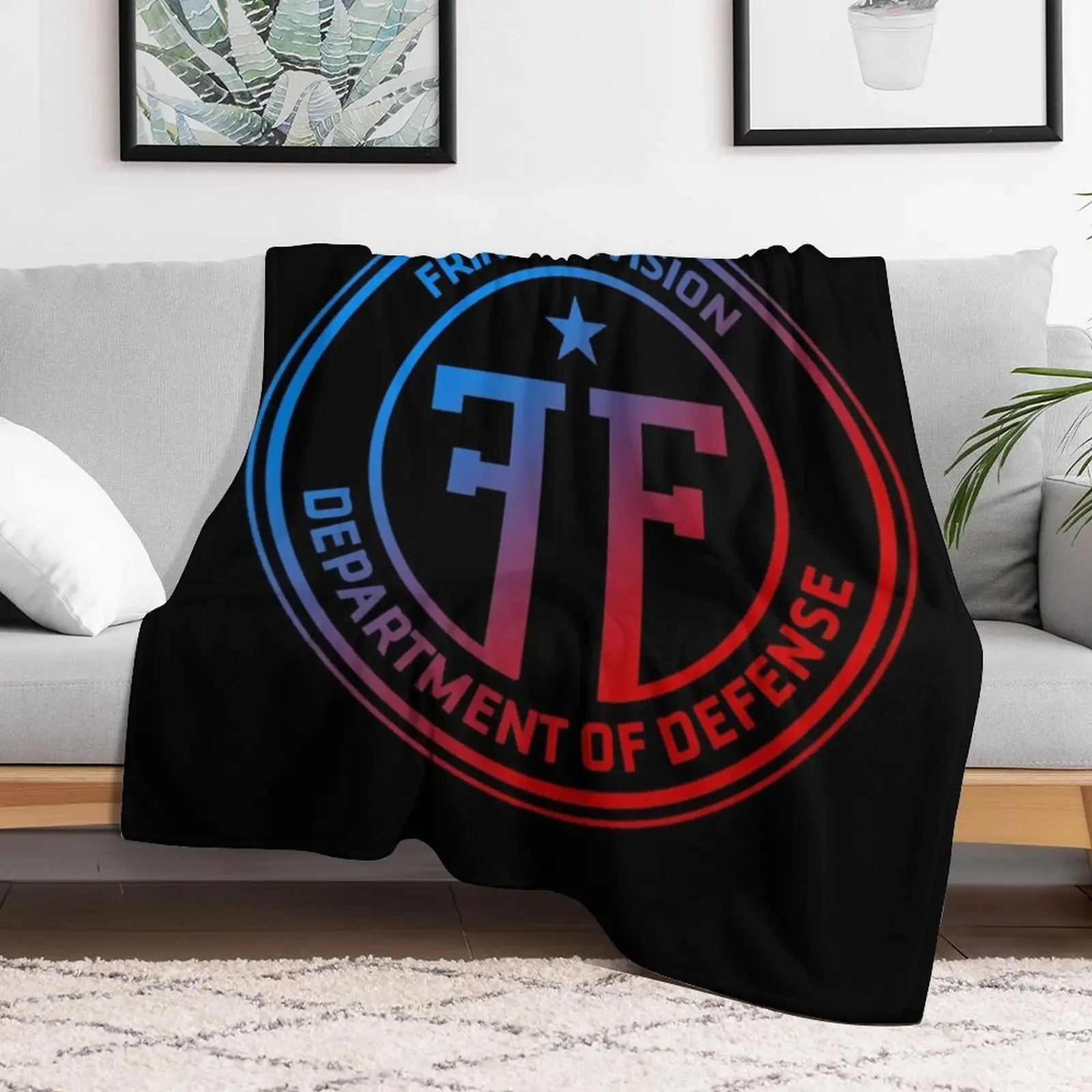 Fringe Division symbol double universe color Throw Blanket Versatile Cozy Throw Blanket for All Occasions