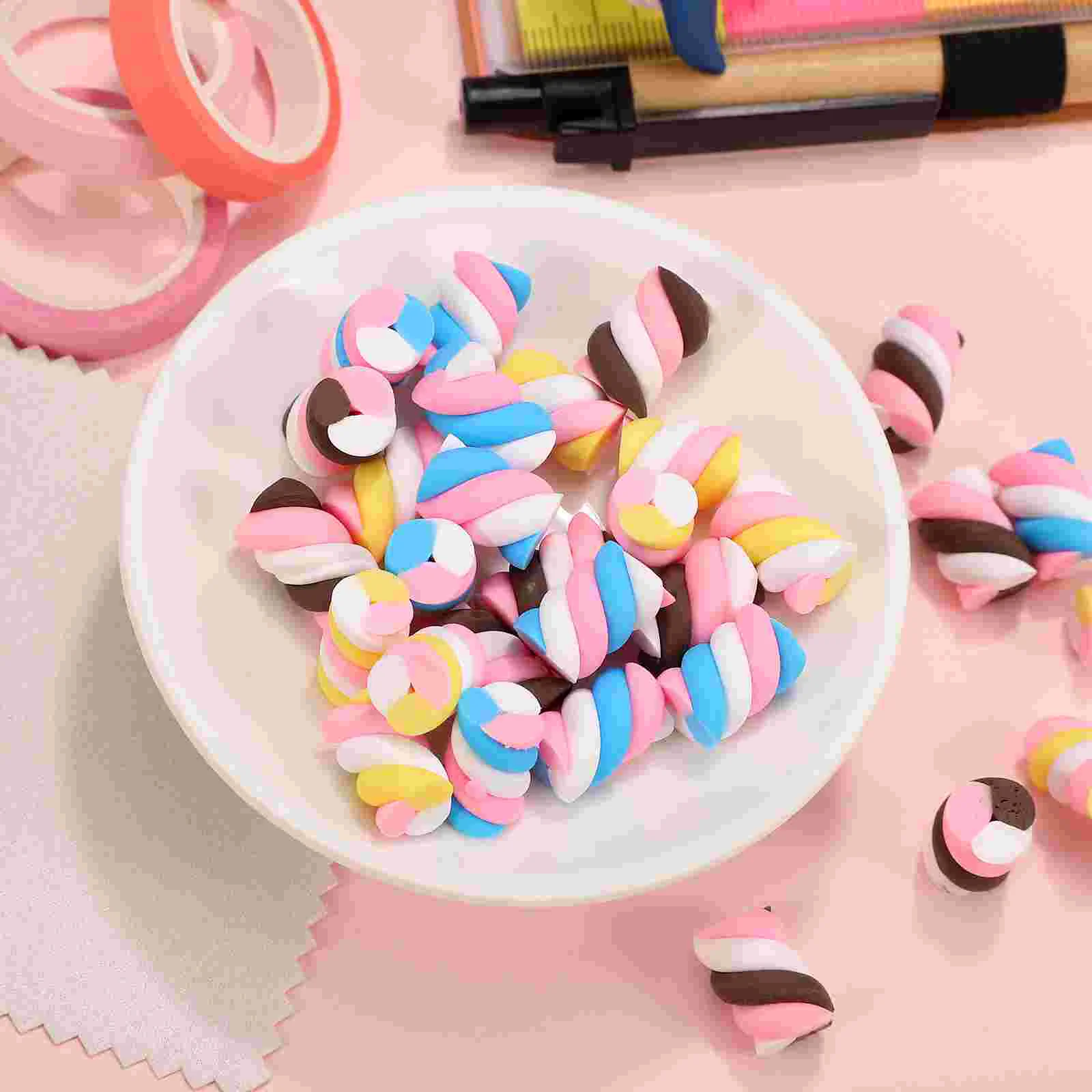 30 Pcs DIY Phone Shell Material Decorate Craft Accessory Accessories Pottery