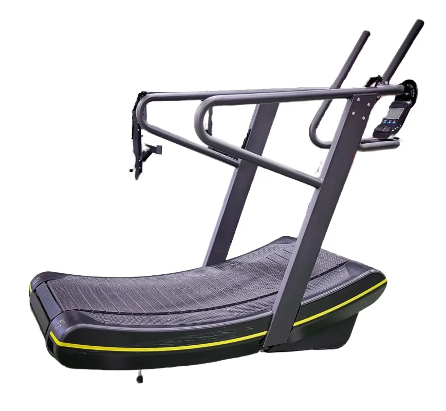 Made in China Commercial Gym Manual Mechanical Treadmill with Wireless Heart Rate Monitoring and LED Screen