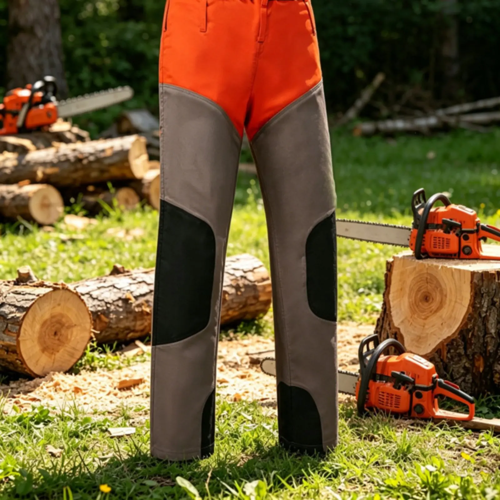 Chainsaw Safety Pants Wear Resistant Chainsaw Safety Trousers Tree Cutter Safety Pants Heavy Duty for Arborists, Yard Work