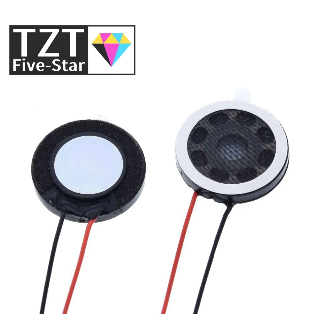 TZT  Round 8 Ohm 1W Speaker 8ohm 20mm Loud Speakers Mobile Phone Small Loudspeaker Audio