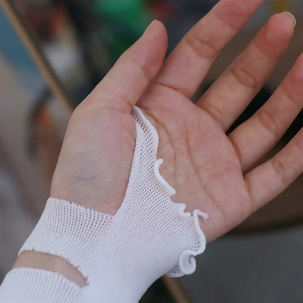 Fashion Y2K Strapping Bandage Fingerless Gloves Elastic Punk Bandages Arm Sleeves Wrist Cuffs Subculture Gloves JK