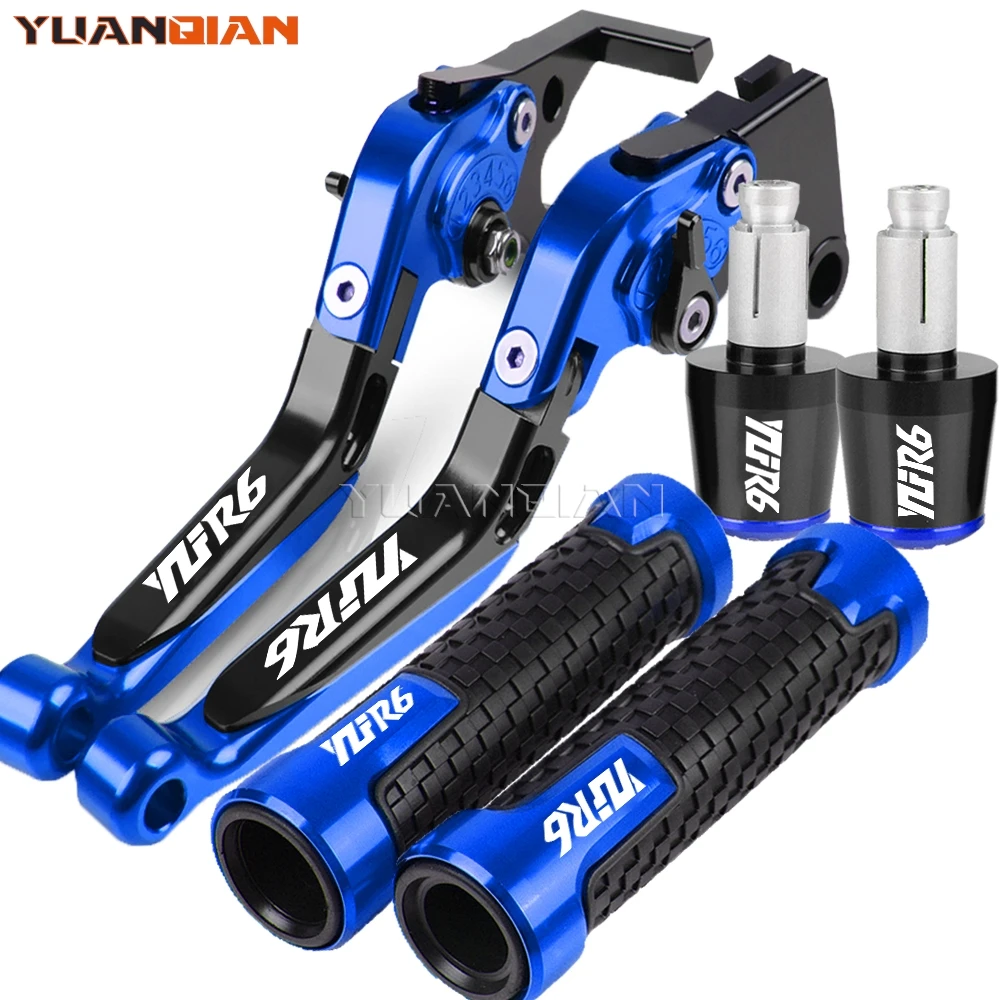 

YZFR6 Motorcycle Brake Clutch Handlebar grips ends For Yamaha YZF R6 2005 2006 2007 2008 2009 2010 2011 2012 2013 2014 2015 2016