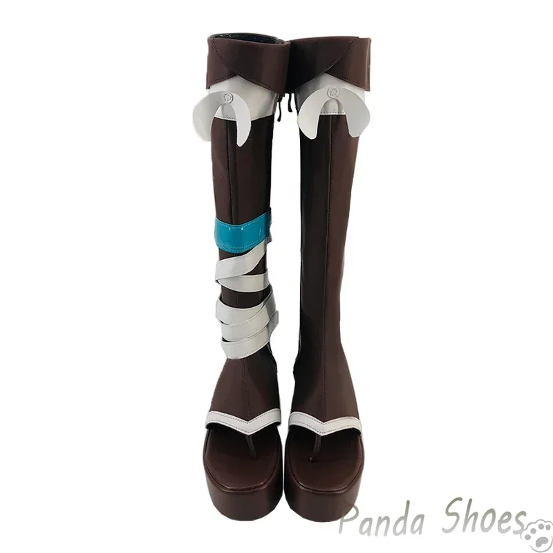 Genshinimpact Gorou Scarpe Cosplay Gioco Anime Cos Zoccoli lunghi Stivali Gioco Gorou Costume Cosplay Scarpe Prop per la festa di Halloween