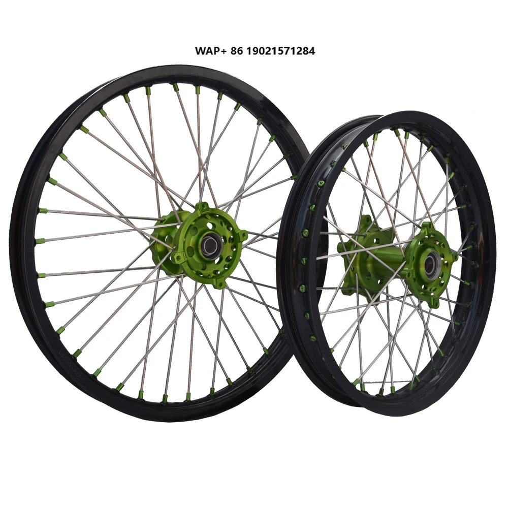 

Motorcycle Manufacturer Parts and Accessories Front Rear Motocross Dirt Bike Wheel for KAWASAKI Wheel Set
