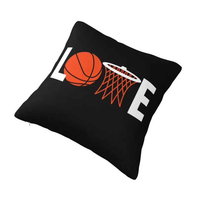 Custom Modern Basketball Sports Lover Gift Cushion Cover Velvet Throw Pillow Case