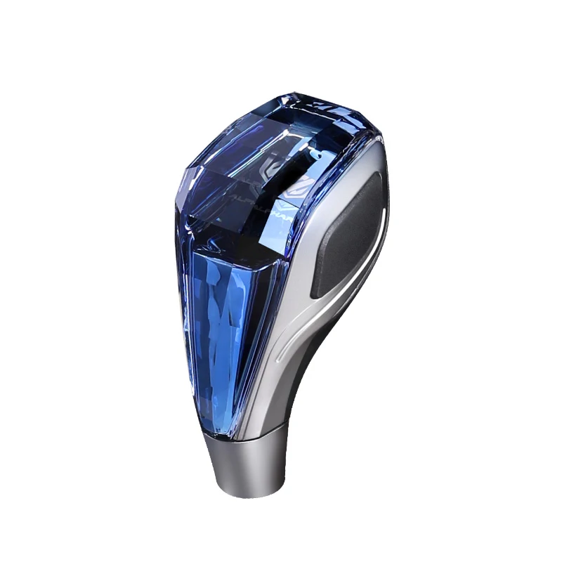 Alphard/Vellfire Lead-Free Crystal Shift Knob: 6-Color RGB Cover for 30 Series - Magnetic Snap-on Design & Flicker-Free