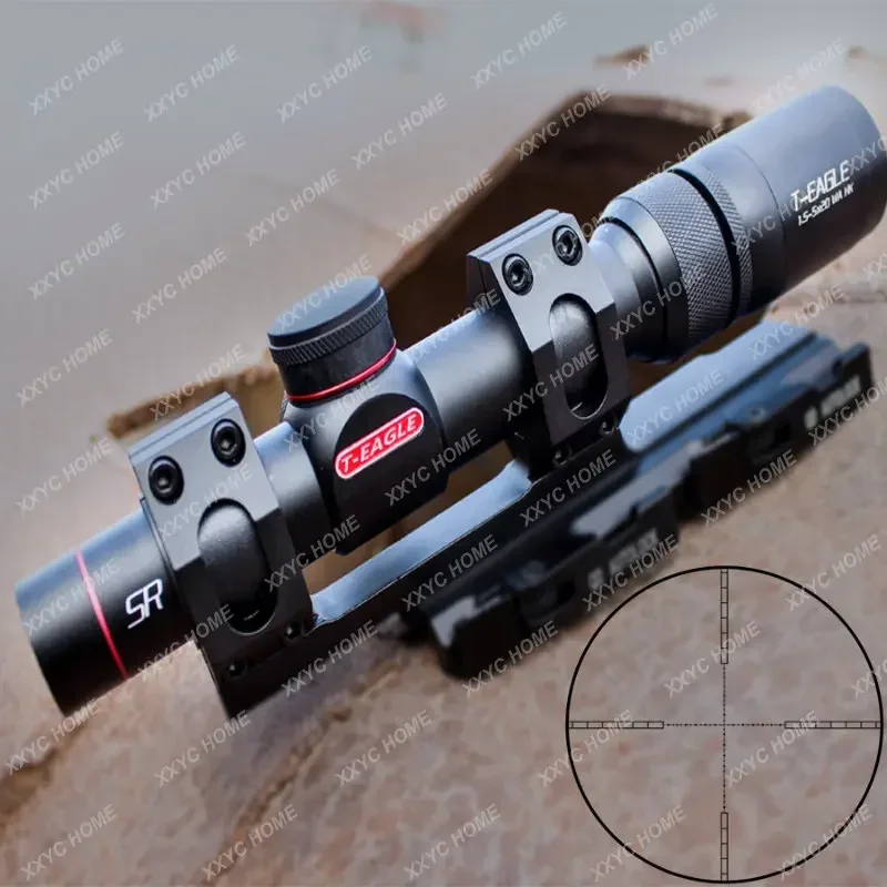 1.5-5x Tactical Riflescopes Outdoor Hunting Shooting Scope With 11 20mm Rail Mount 1/4MIL Click Value Optical Sight Rifle Scope