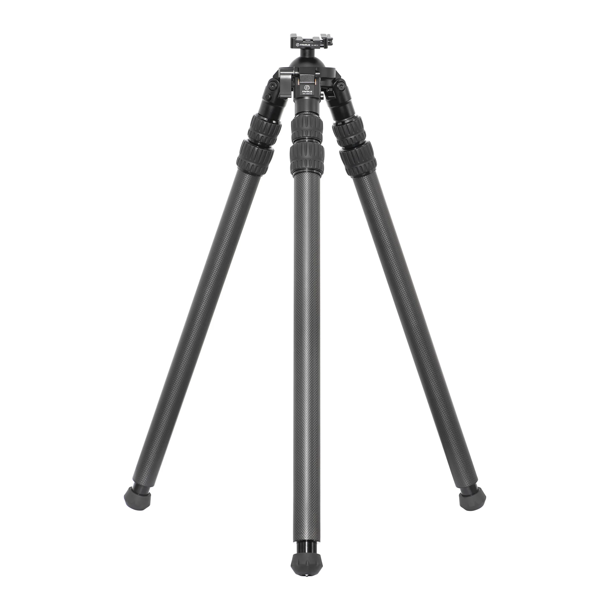 40mm Tube 3 Section Carbon Fiber Hunting Inverted Tripod ARCA Standard Heavy Duty Shooting Rack Supports Loads up to 30kg