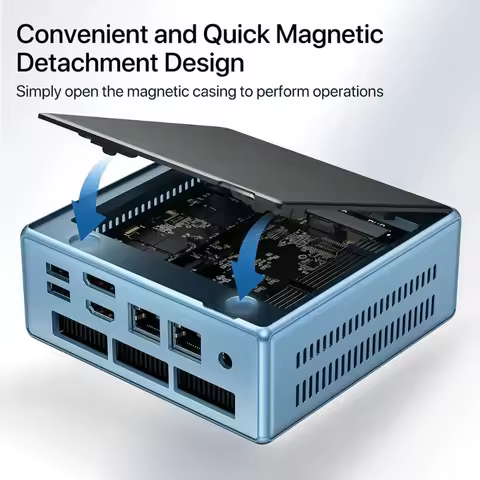 【Best-selling】New Ryzen 7 5700U Wifi 6.0 BT5.2 Gaming Mini PC R7 5700U DDR4 16GB 512GB SSD Portable Mini PC for Window