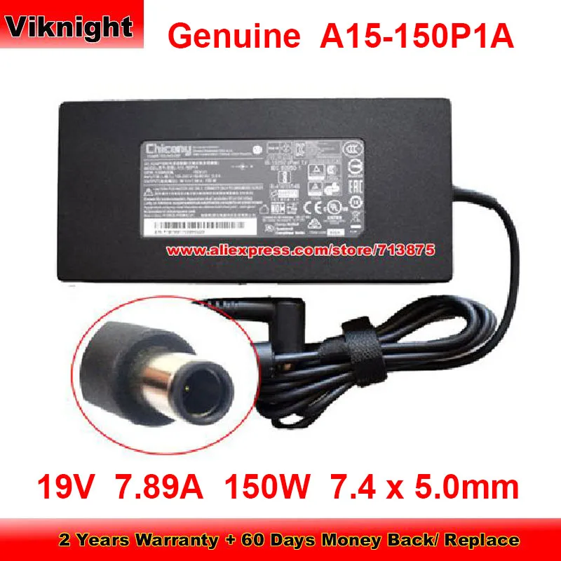 Genuine Chicony 19V 7.89A A15-150P1A AC Adapter for Clevo W651KK1 P651RA P950HP P671RA W651KJ1 P6705 nb50tk1 WE73 8SJ P950HR