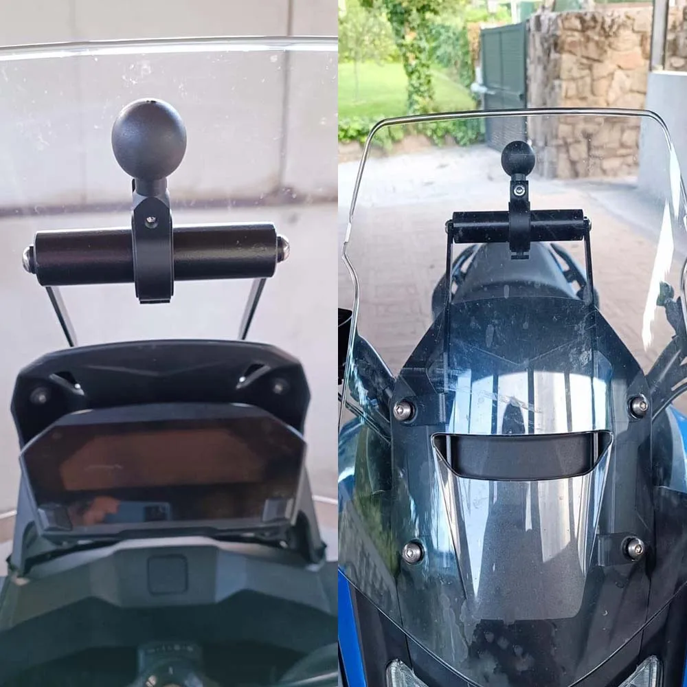 Accesorios para motocicleta, adaptador de soporte de placa de navegación GPS para teléfono inteligente para Honda NC750X NC 750X NC750 NC 750X2018 2019 2020