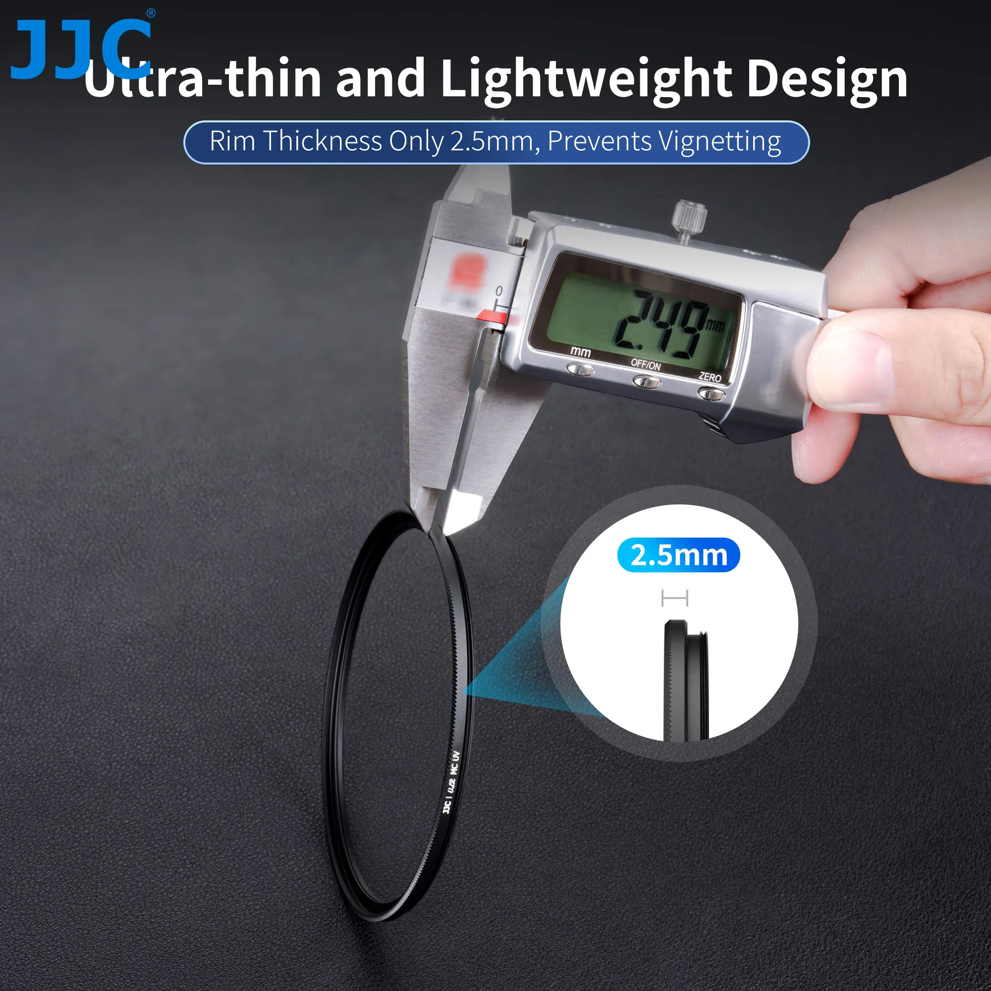 JJC Ultra Low Reflection UV Filter Lens Protection For 49mm 52mm 58mm 62mm 67mm 72 mm 82mm Camera Lens 44 Multi-Coated UV Filter