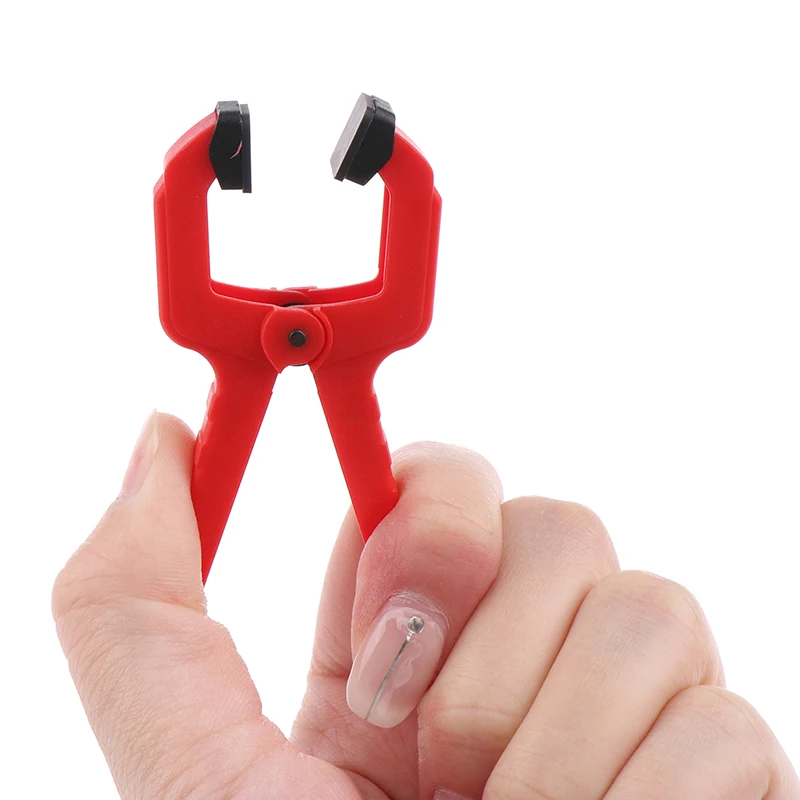 2/4 Pcs Model Seamless Auxiliary Clips With Silicone Anti-slip Pad Spring Clamps Model Craft Tool Accessories