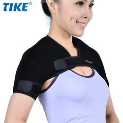 TIKE Double Shoulder Brace - Torn Rotator Cuff Support Tendonitis Dislocation Bursitis Neoprene Shoulder Compression Sleeve Wrap