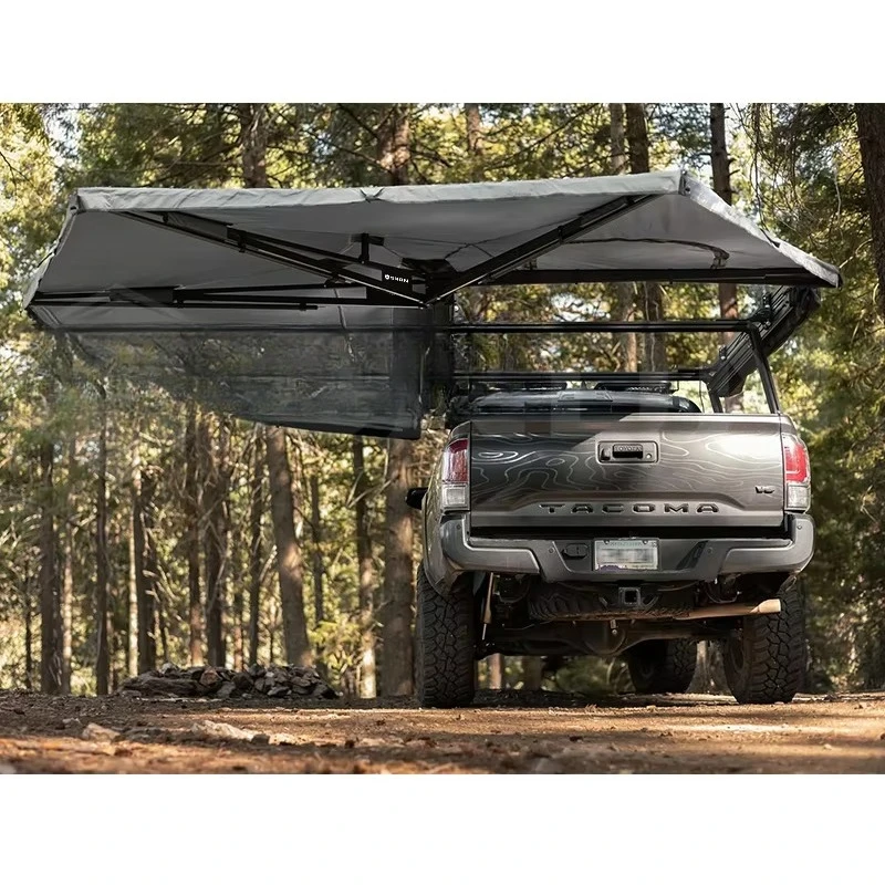 4x4 No MOQ Canvas Waterproof 270 Awning with Lights Awning for Car 270 Outdoor 270 Awning Free Standing