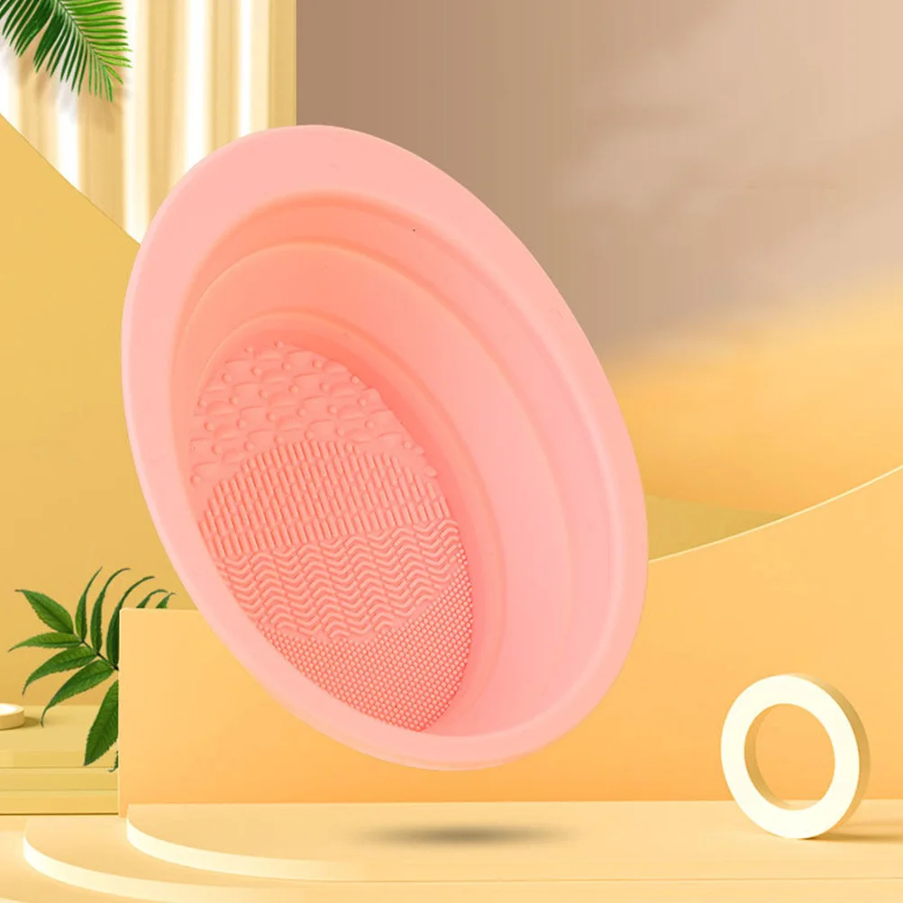 

2Pcs Creative Brush Rinsing Pad High Quality Silicone Makeup Brush Washer Compact Scrubber for Daily Cleaning Needs