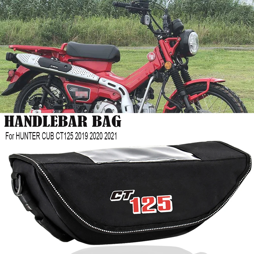 

For Honda CT125 Trail 125 Hunter Cub 2020 2021 2022 Motorcycle Accessories Waterproof Bag Storage Handlebar bag Travel Tool bag