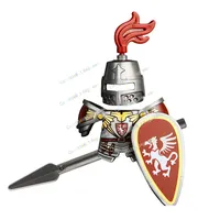Knights Weapons Spear Shields Octopus Knights Accessories Building Block Action Figures Kids for Toys Birthday Gifts VP21 VP123