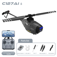 RC ERA C127 AI Brushless FPV with HD Camera Professional 4ch RC Helicopter Single Paddle Without Ailerons for Adult