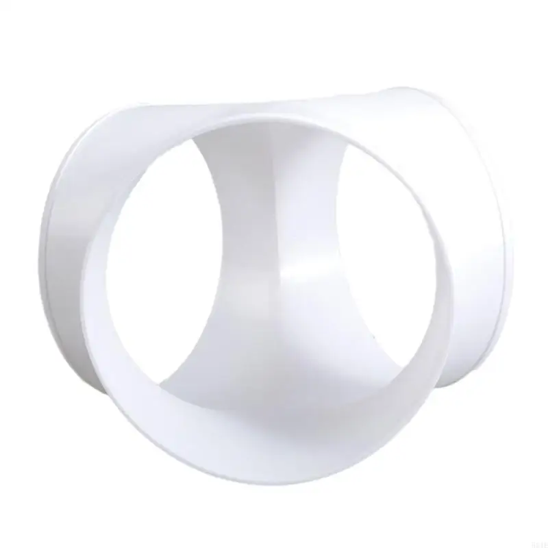 581E 3 Way Duct Connector PVC y شكل أنبوب أنابيب مستديرة موصل تركيب الأنابيب سهلة الاستخدام