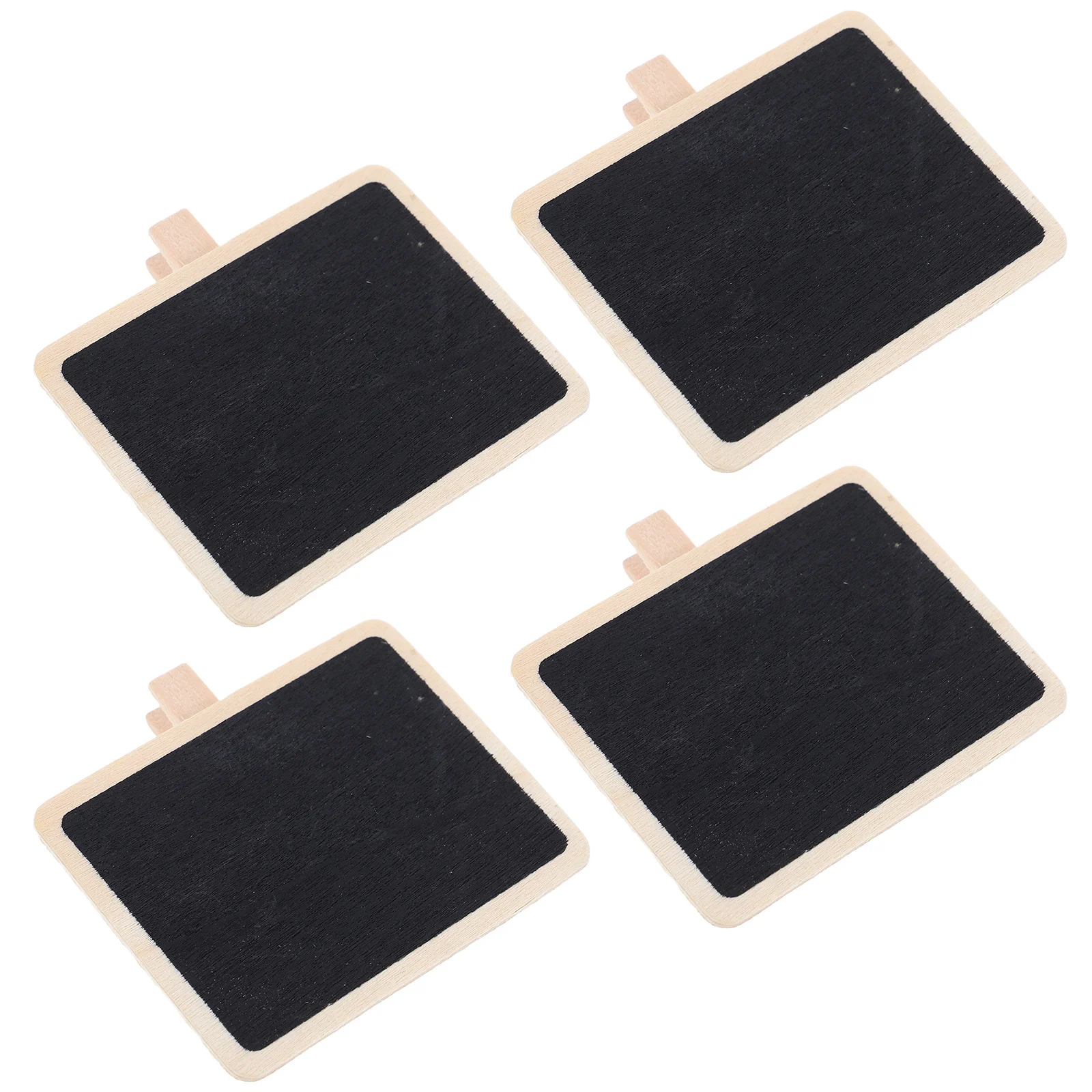 4 pezzi mini clip per lavagna cartelli per lavagna in legno porta etichette per alimenti riutilizzabili scrivibili clip per promemoria per foto per buffet a casa per feste