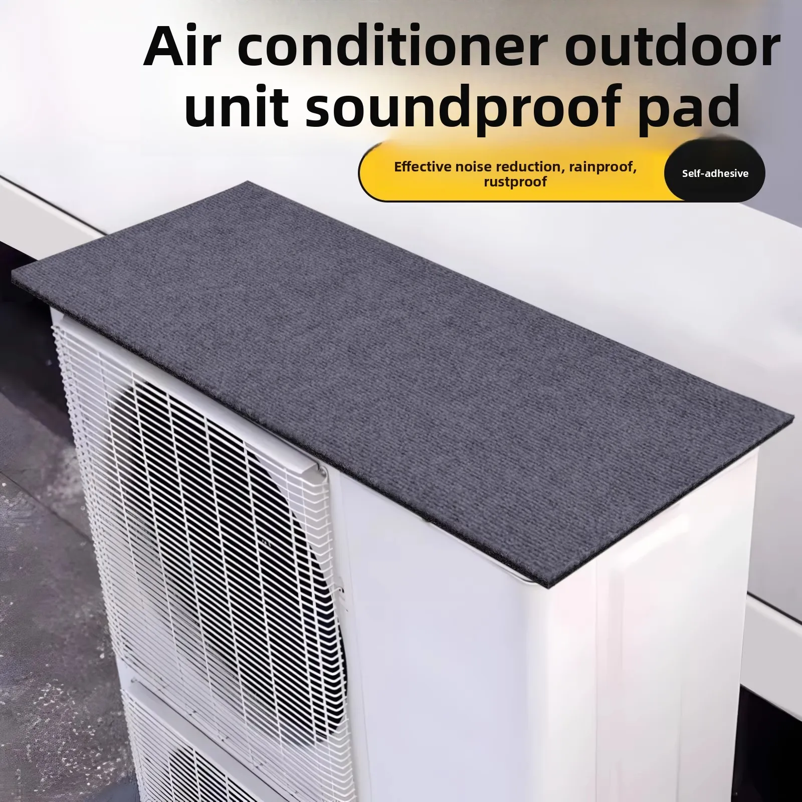 

Universal Air Conditioner Outdoor Unit Noise Reduction Cover Waterproof Sun Protection Raindrop Noise Elimination Pad