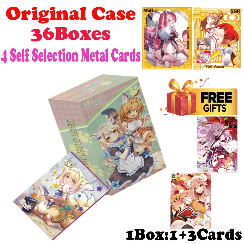 

Special Offer Beastly Ear Girl Mystery Box Goddess Story Waifu Global Trading Collection Card ACG TCG Hobbies Gift