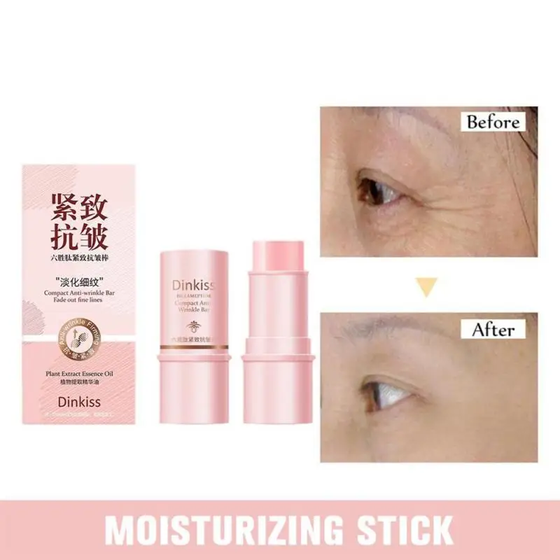 Dinkiss Anti Aging Cream Collagen Facial Firming Wrinkle Remover Cream Stick Neck Lighten Fine Line Nourish Moisturize Skin Care