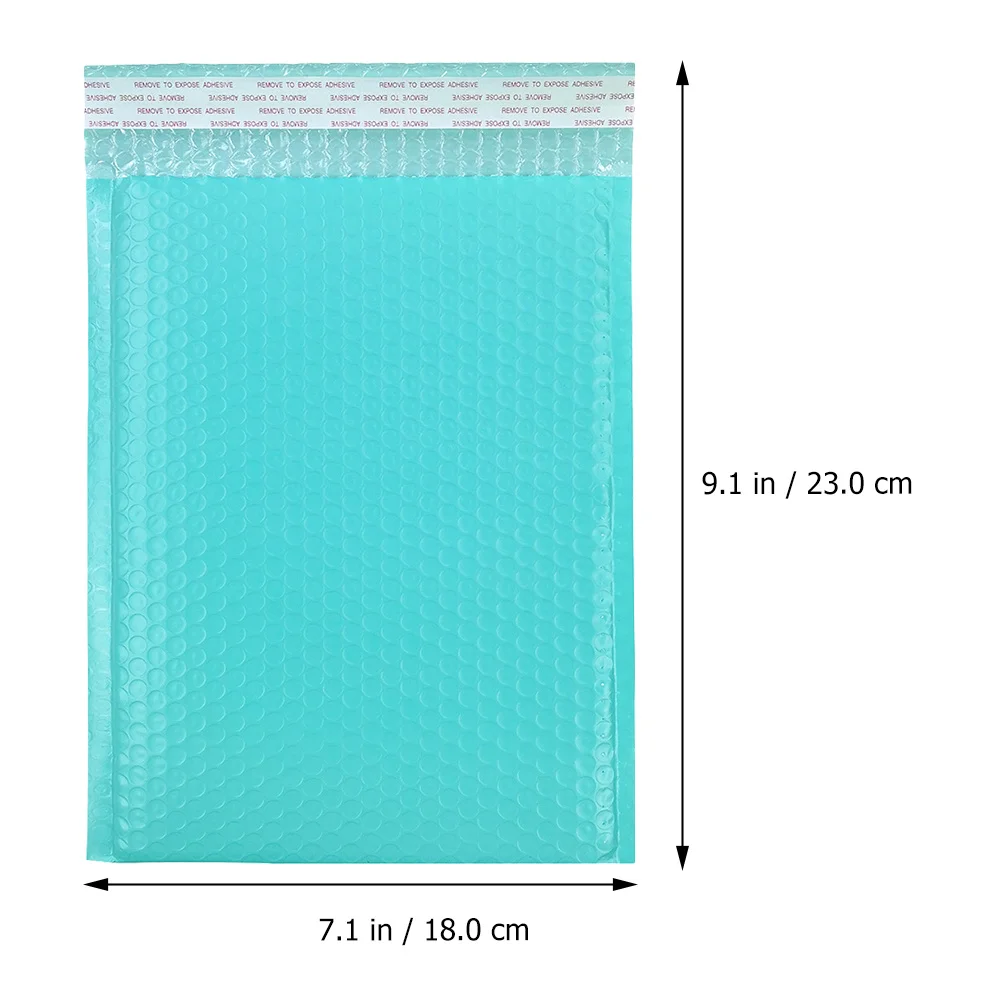 Sobres de burbujas azules, bolsas de correo acolchadas, ligeras, impermeables, para embalaje exprés, 25 uds.
