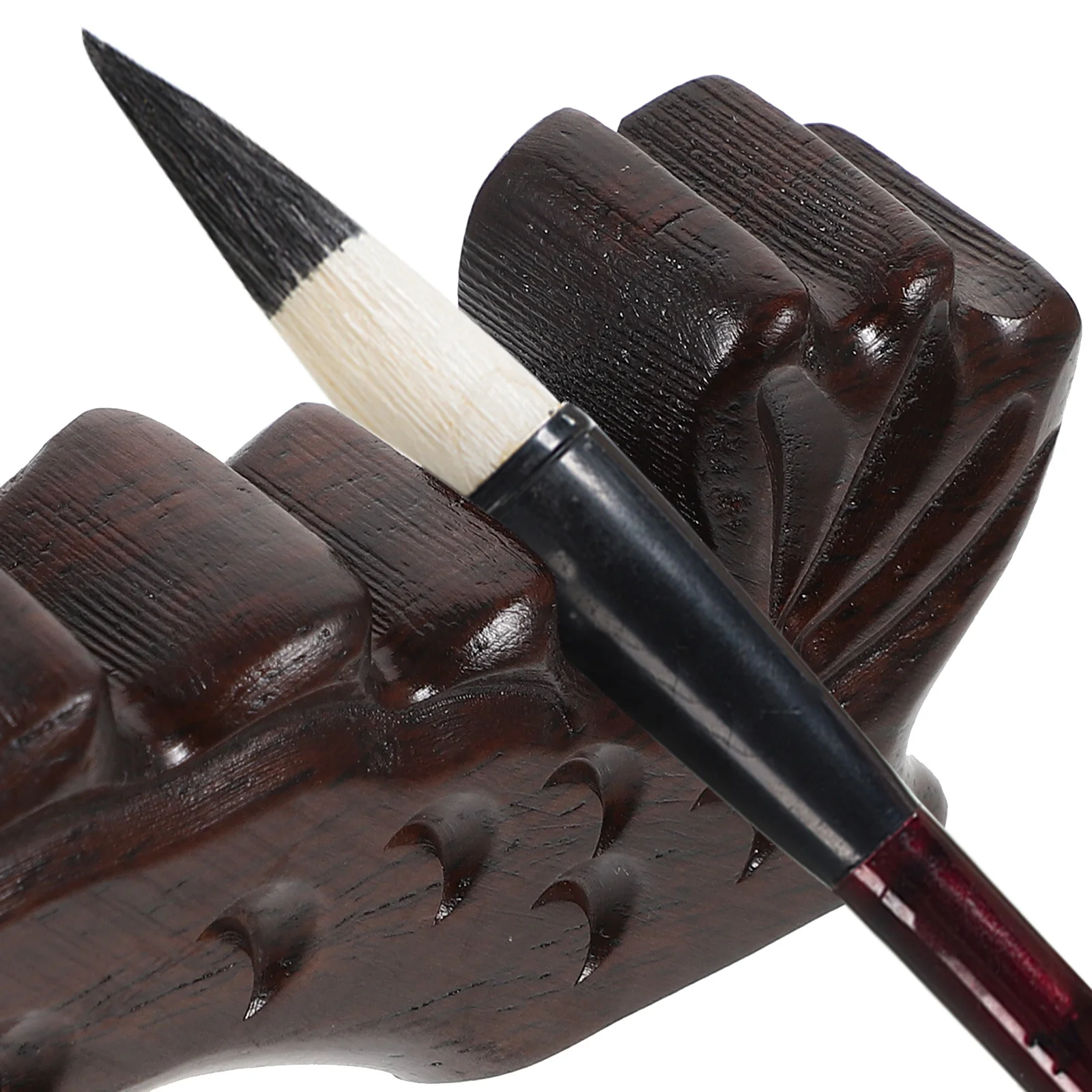 Artist Paint Brush Stand Chinese Calligraphy Painting Stationery Shelf Pen Hanger Rest