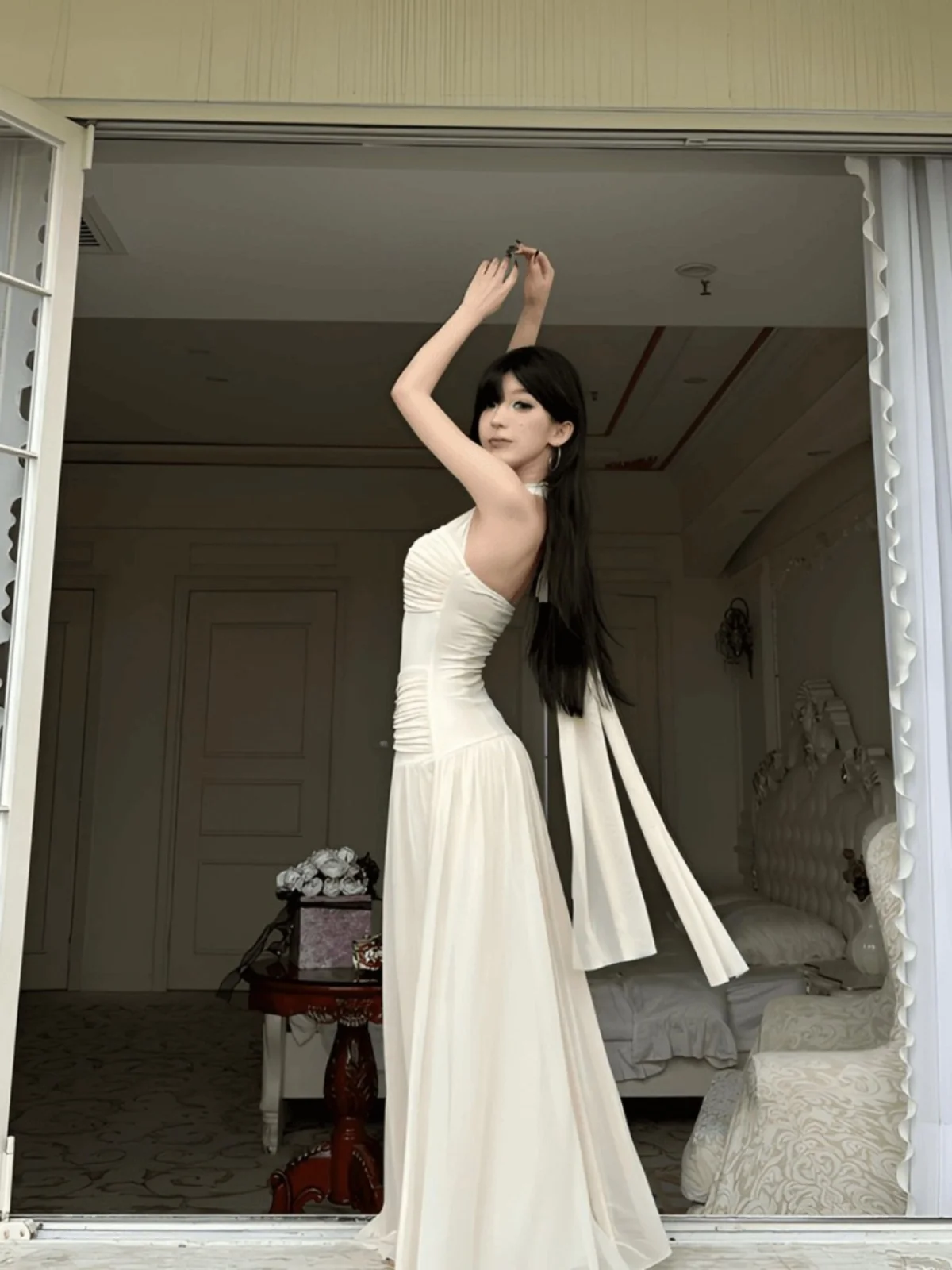 Sexy Women Fashion WrapV-neck Sleeveless Convertible Boho Maxi Club Bandage Long Dress Party Bridesmaid Infinity Robe WH2