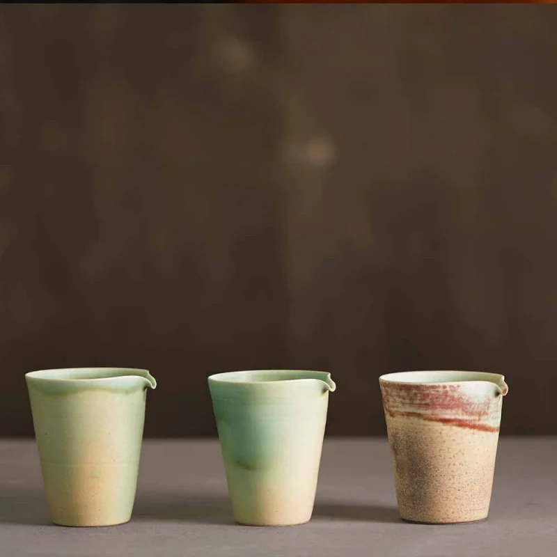 ★Jingdezhen Handmade Color Glaze Secret Color Pitcher Tea Pot Kung Fu Tea Set Teaware Set Matte Glaze Kiln