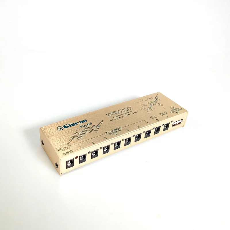Ginean PB-05 guitar effects power supply 18V 10-way output outdoor performance musical instrument accessories image 4