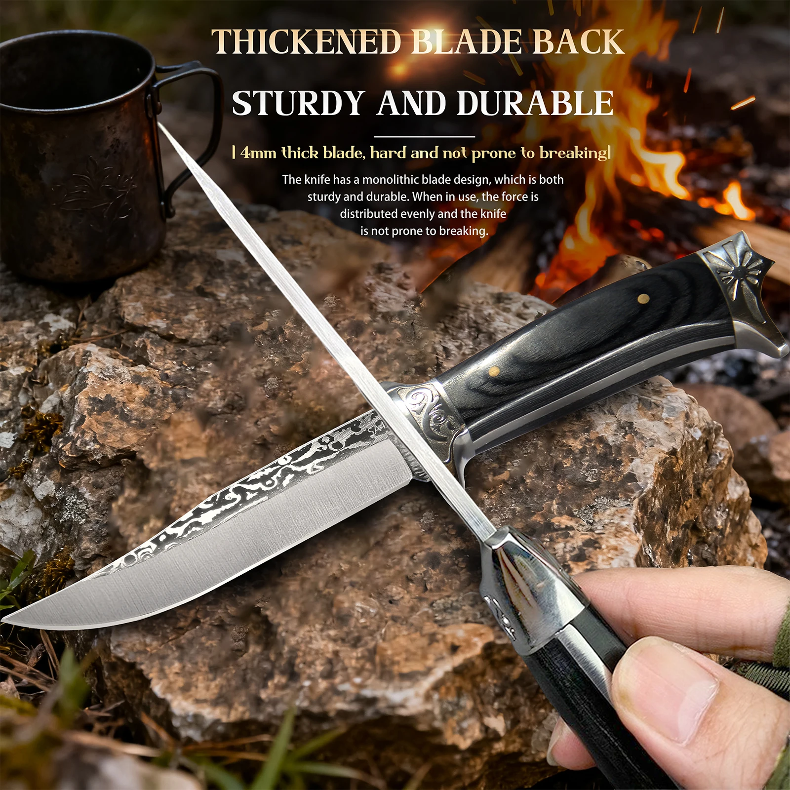 Faca Utilitária de Lâmina Fixa - Vintage Collectible Knives avaliação e preço