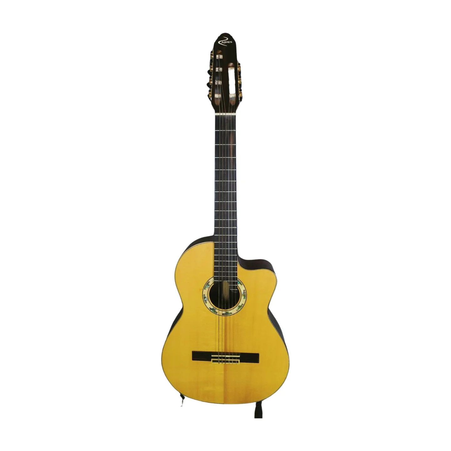 Yunzhi Classical Acoustic Guitar Solid Maple Carved High Quality with Ready-to-Ship Ebony Fingerboard